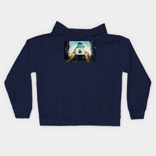 holding house icon Kids Hoodie